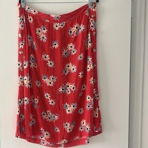 Madewell Daisy Society Side Button Skirt
